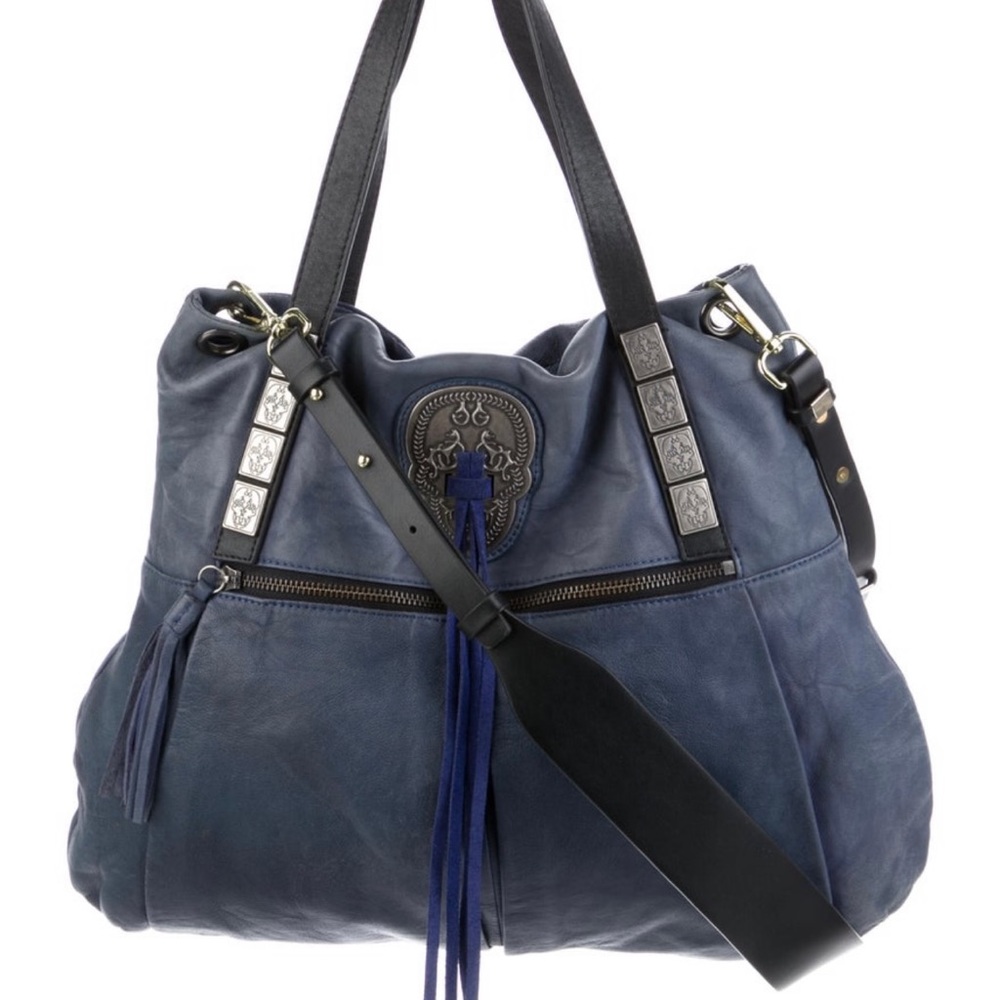Thomas Wylde hand bag leather blue